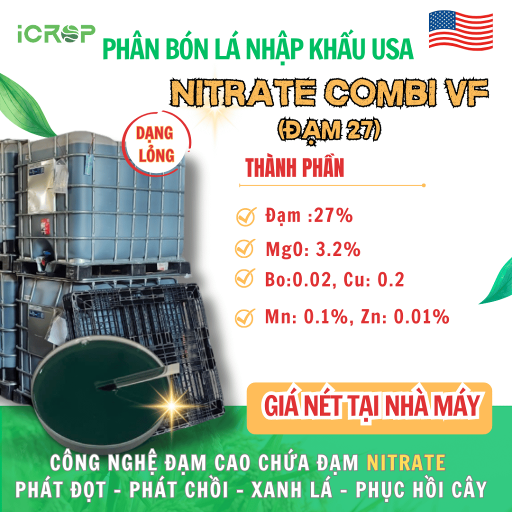 Nguyên Liệu NITRATE COMBI VF 36-0-0-4 MgO