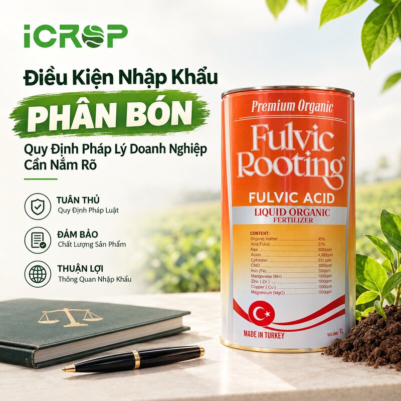 Điều kiện nhập khẩu phân bón mới