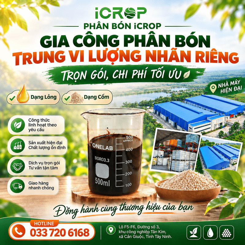 Dịch vụ gia công phân bón dạng gel Dịch vụ gia công phân bón dạng gel